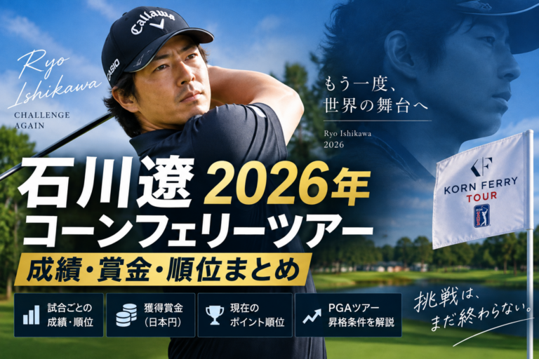 石川遼の超速報ツアー成績と現在スコアは？最新順位と復活の軌跡を徹底解剖
